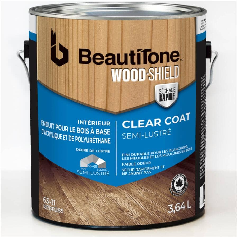 Acrylic Polyurethane Wood Finish - Interior Semi-Gloss, 3.64 L