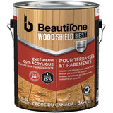 100% Acrylic Deck & Siding Stain - Semi-Transparent Canadian Cedar, 3.64 L