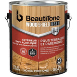 100% Acrylic Deck & Siding Stain - Semi-Transparent Dark Walnut, 3.64 L