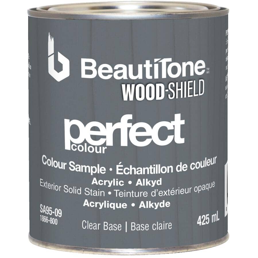 Perfect Colour Acrylic Stain Sample - Solid Clear Base, 425 ml