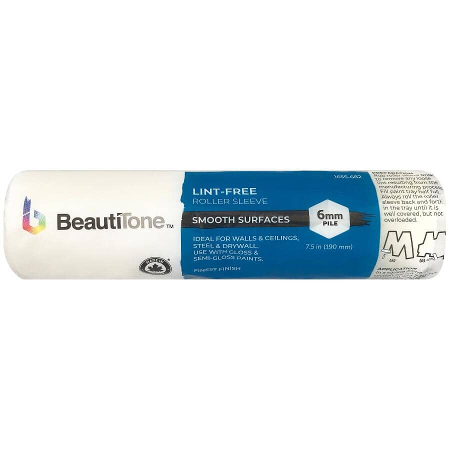 Woven Lint Free Roller - 190 mm x 6 mm