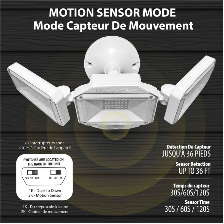 Bionic Floodlight Wired Motion Sensor Security Light
