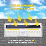 Bionic Wall Light XL Solar Powered Motion Sensor Security Light