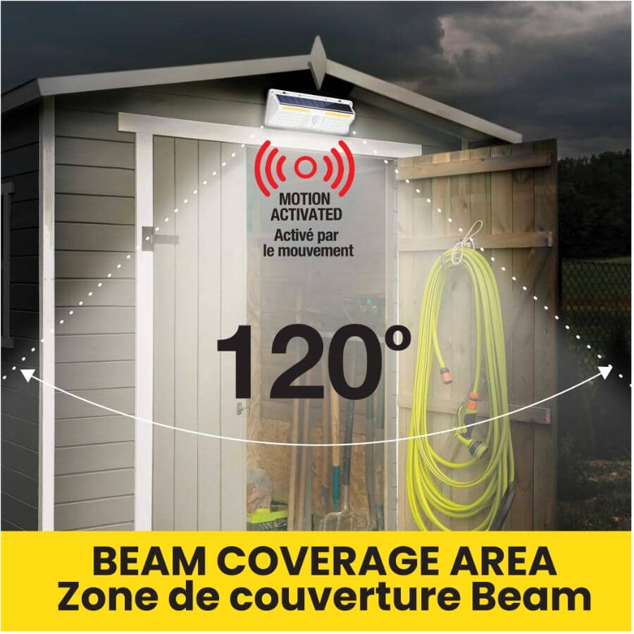 Bionic Wall Light XL Solar Powered Motion Sensor Security Light