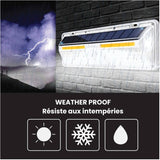 Bionic Wall Light XL Solar Powered Motion Sensor Security Light