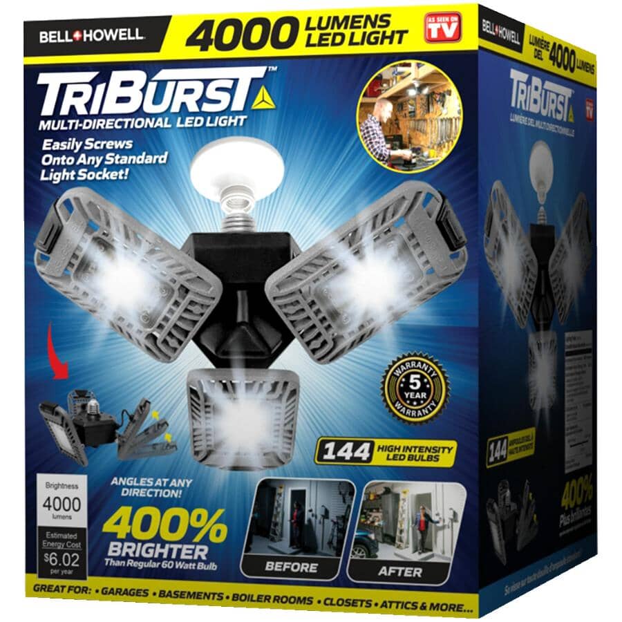 TriBurst Multi-Directional LED Light - 4000 Lumens