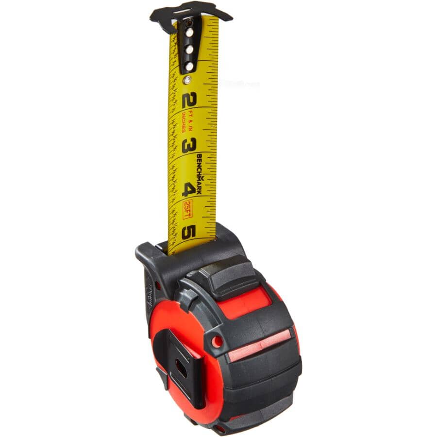 1-1/4" x 25' Double Sided Wide Blade Tape Measure