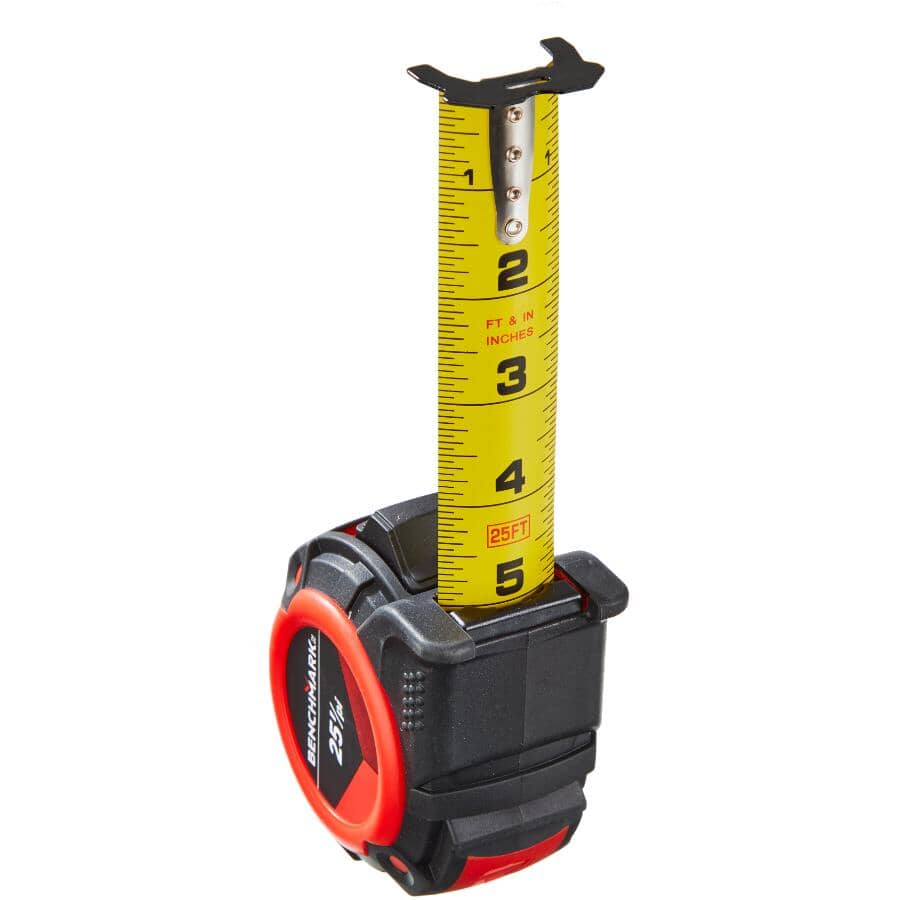 1-1/4" x 25' Double Sided Wide Blade Tape Measure