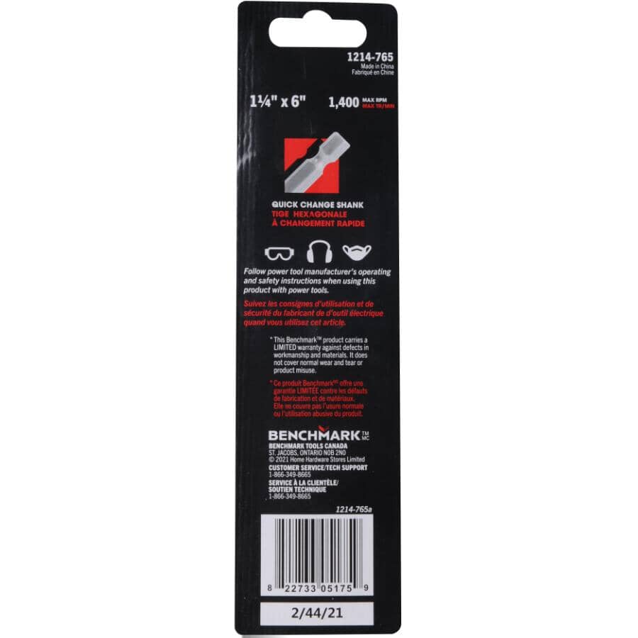 1-1/4" x 6" Spade Bit