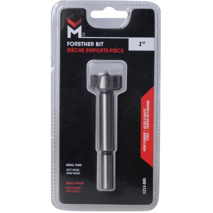 1" High Carbon Steel Forstner Bit