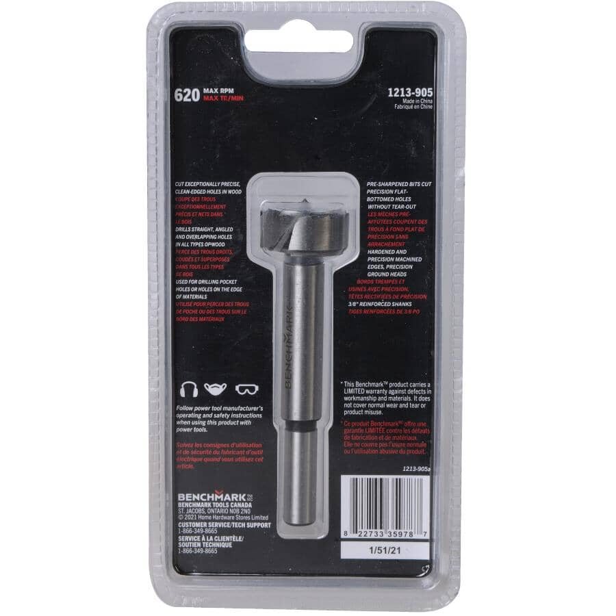 1" High Carbon Steel Forstner Bit