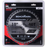 10" 40 Tooth Carbide Circular Saw Blade