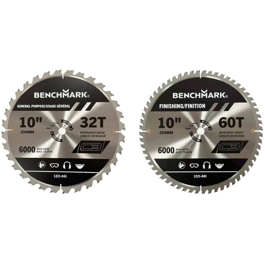 10" Circular Saw Blade Set - 2 Pack