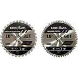 10" Circular Saw Blade Set - 2 Pack