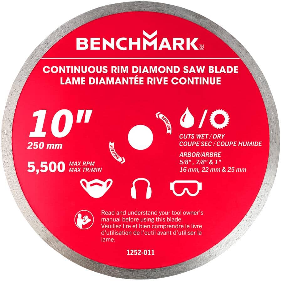 10" Continuous Wet / Dry Diamond Blade