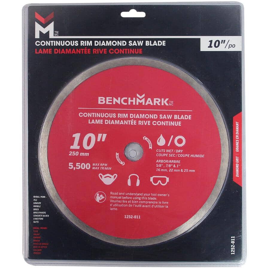 10" Continuous Wet / Dry Diamond Blade