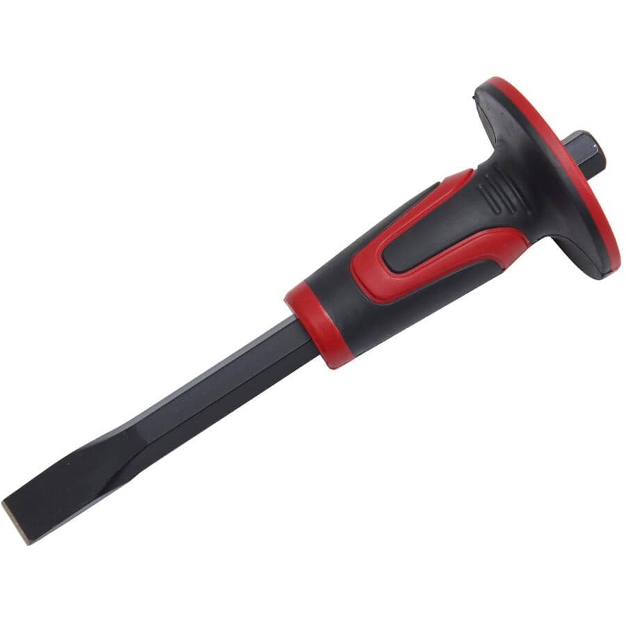 10" Steel Cold Brick Chisel, with Grip