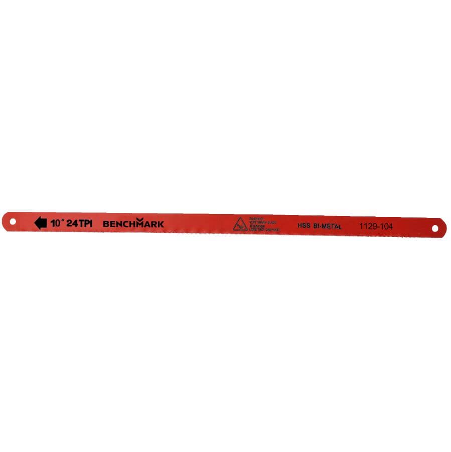 10" x 24 Tooth High Speed Steel Hacksaw Blade