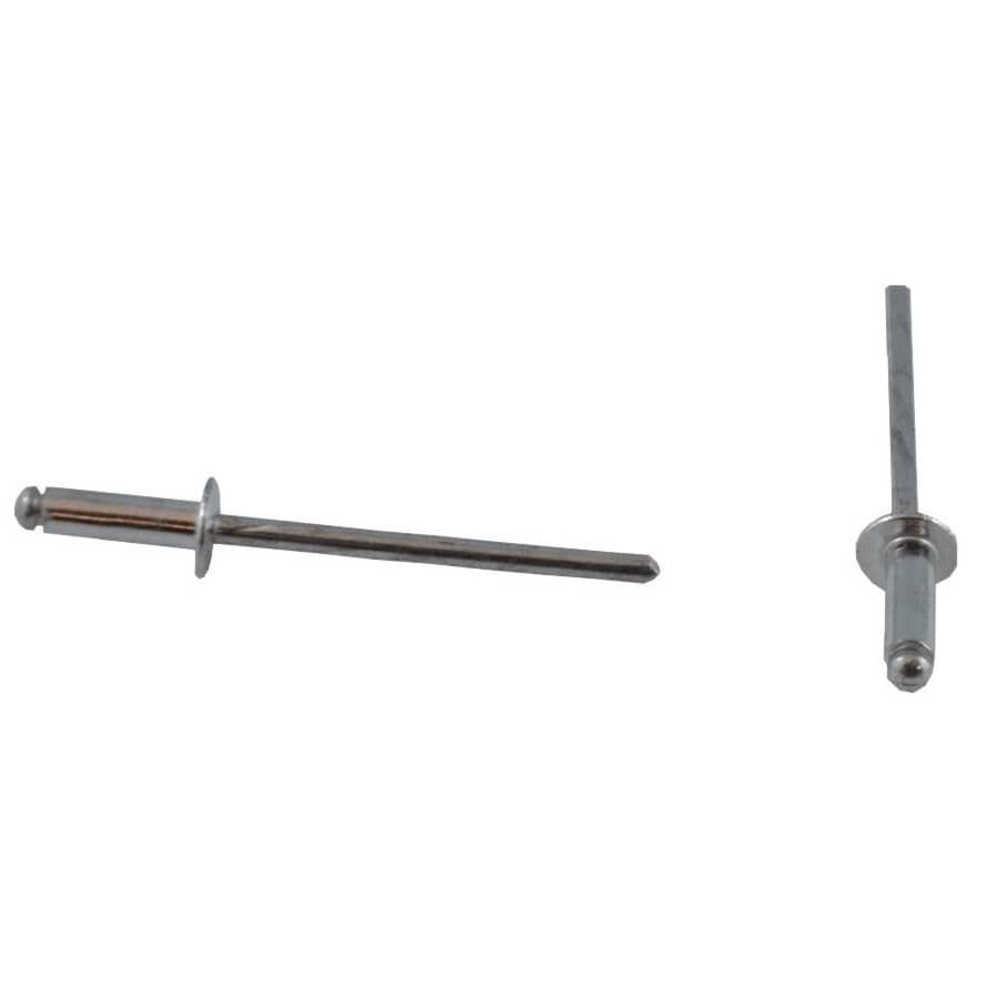 100 Pack 1/8" Medium Aluminum Rivets