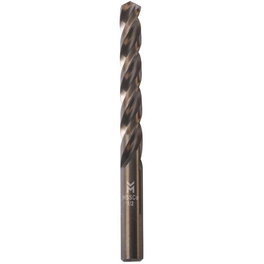 1/2" Cobalt Drill Bit - 3 Flute