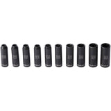 1/2" Drive Metric Deep Socket Set - 10 Piece