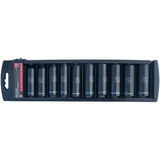 1/2" Drive SAE Deep Socket Set - 10 Piece