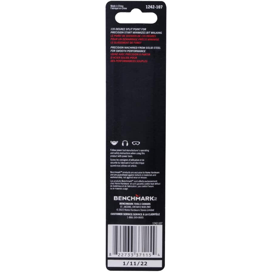 1/2" High Speed Steel Drill Bit - Silver