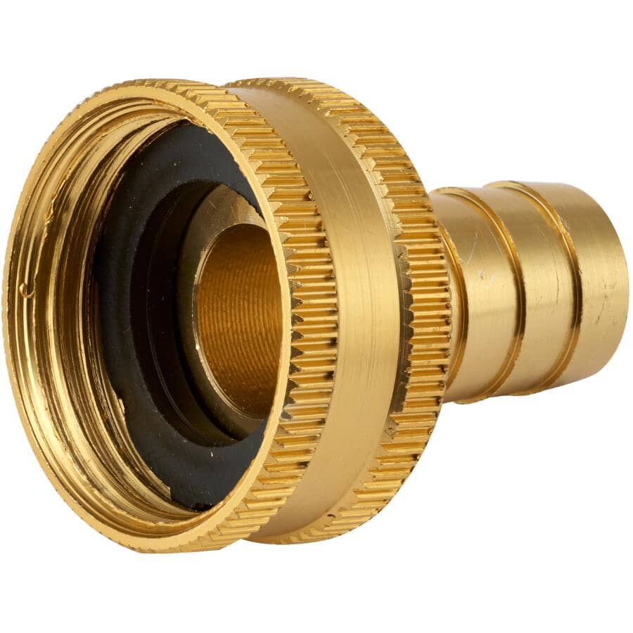 1/2" x 3/4" Female Aluminum Hose Coupling