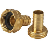 1/2" x 3/4" x 1/2" Aluminum Hose Coupling
