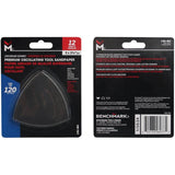 120 Grit 3-1/4" Triangle Sandpaper - 12 Pack
