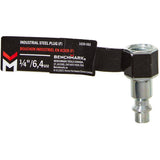 1/4" Industrial Steel Female National Pipe Thread Plug