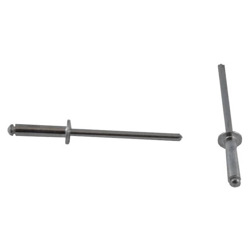 15 Pack 1/8" Long Aluminum Rivets