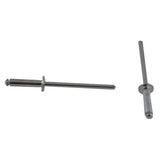 15 Pack 1/8" Long Aluminum Rivets