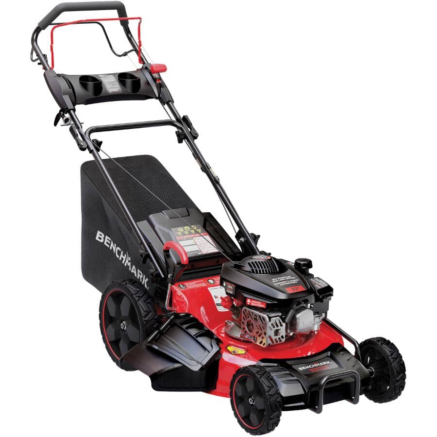 173cc Self-Propelled 3-In-1 Gas Lawn Mower - with Adjustable Speed & Rear Wheel Drive, 22"