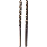 1/8" Cobalt Drill Bits - 3 Flute, 2 Pack