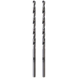 1/8" High Speed Steel Drill Bits - Silver, 2 Pack