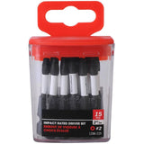 2" #2 Square Power Bits - 15 Pack