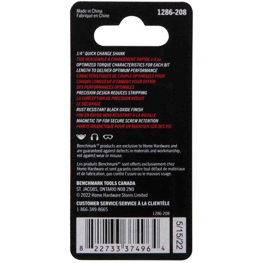 2" #2 Square Power Bits - 2 Pack