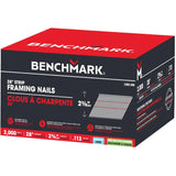 2-3/8" 0.113 Gauge HDG Strip Framing Nails - 28 Degree, 2000 Pack