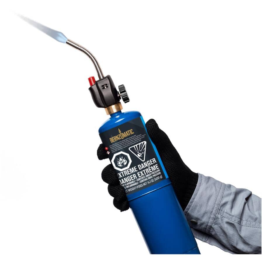 2 Piece Self-Igniting Adjustable Trigger Start Propane Torch Kit