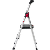 2 Step Aluminum Step Ladder, with High Handrail