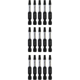 2" T25 Torx Power Bits - 15 Pack