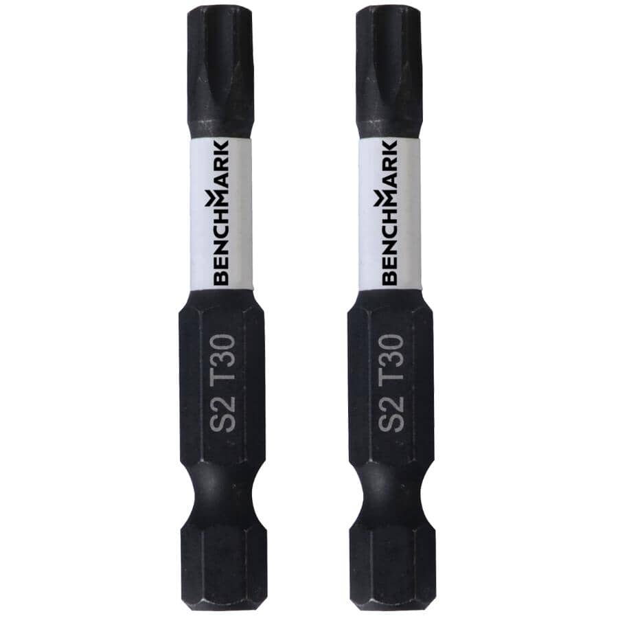 2" T30 Torx Power Bits - 2 Pack