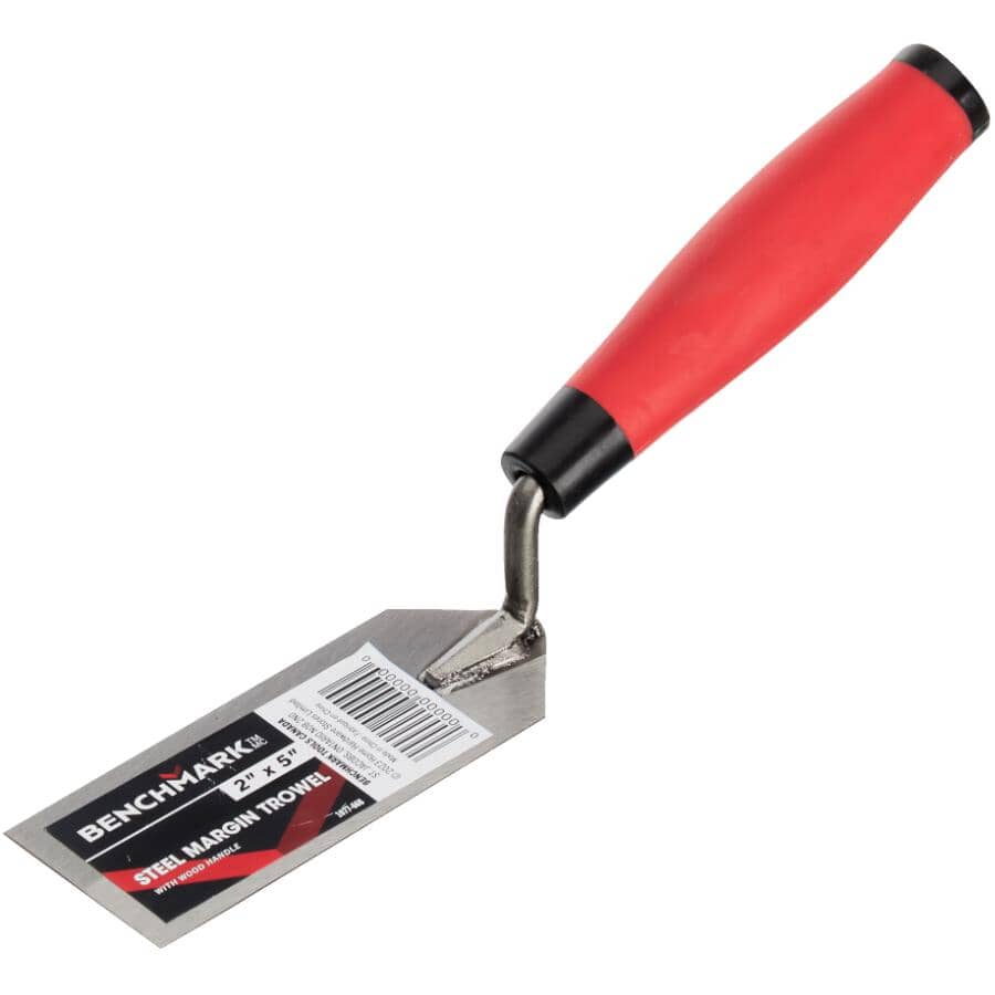 2" x 5" Steel Margin Trowel