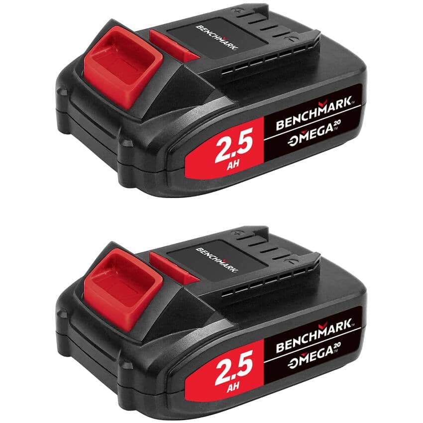 20V Max Lithium-ion Cordless Hammer Drill & Impact Driver Combo Kit - with 2 Batteries, Charger & Tool Bag