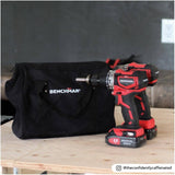 20V Max Lithium-ion Cordless Hammer Drill & Impact Driver Combo Kit - with 2 Batteries, Charger & Tool Bag