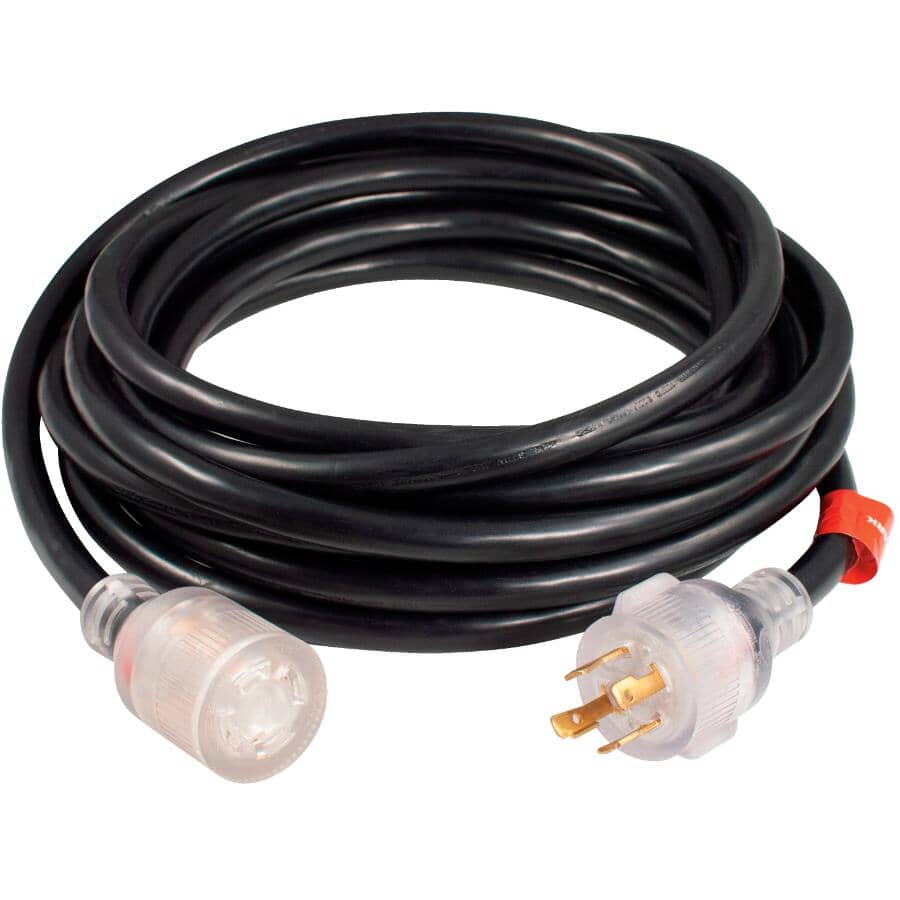 25' 10/4 30 Amp Generator Extension Cord