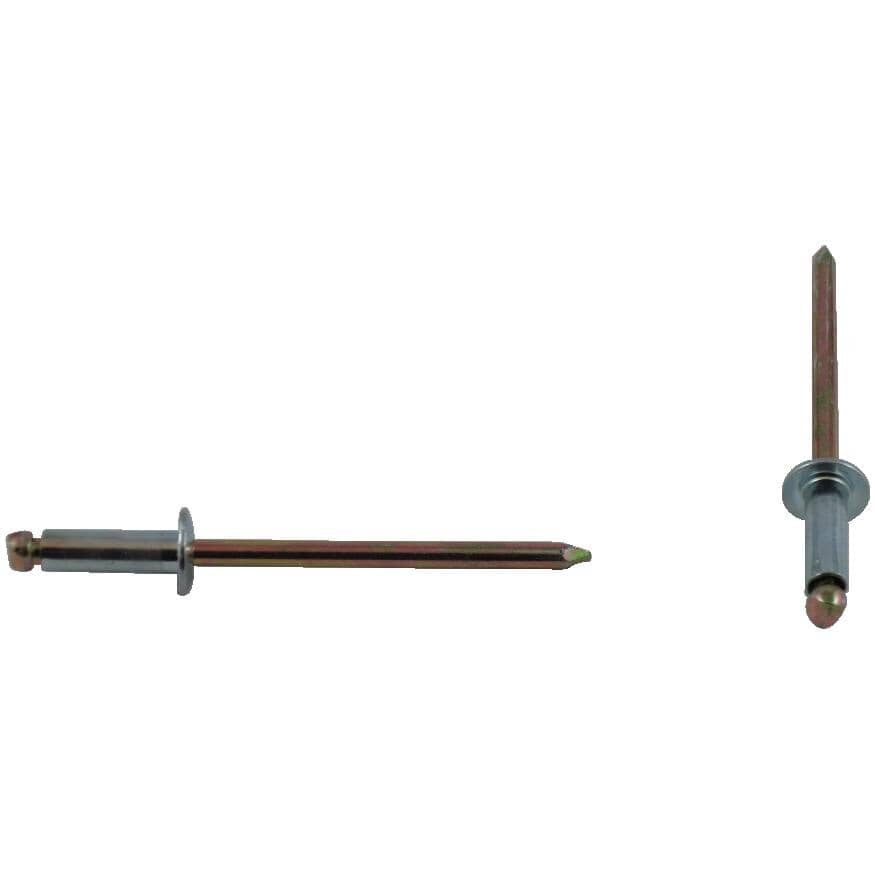 25 Pack 1/8" Medium Steel Rivets