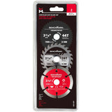 3-3/8" Circular Saw Blade Set - 3 Pack