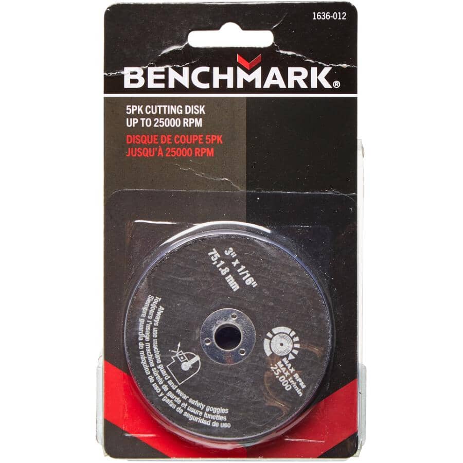 3" Cutting Discs - 5 Piece